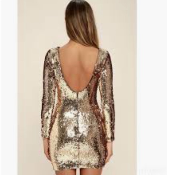 Dress the Population | Lola Sequin Bodycon Dress - Picture 3 of 8